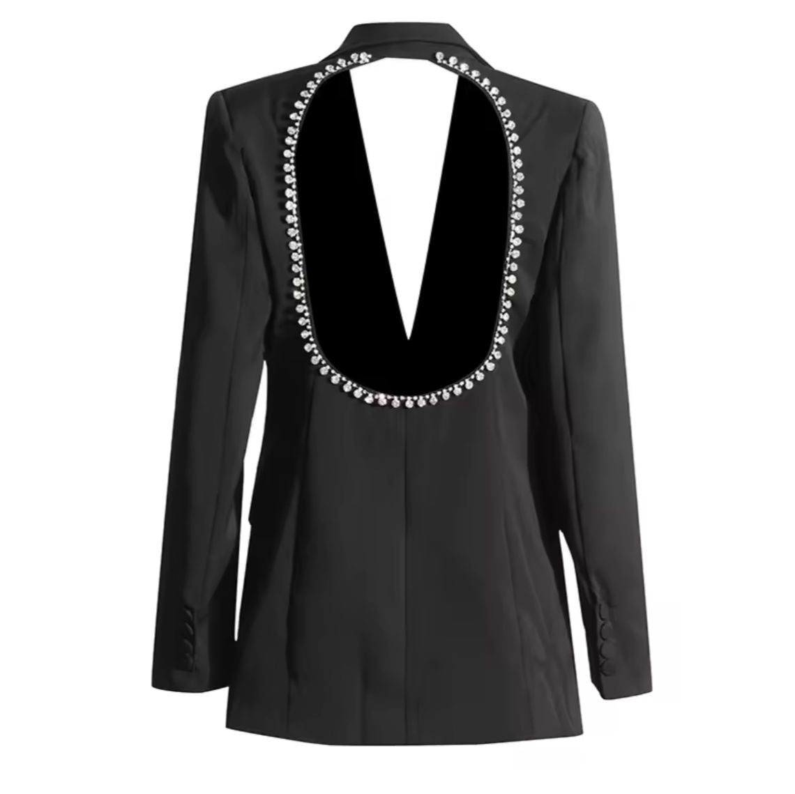 Blazer Com costas detalhe bordado