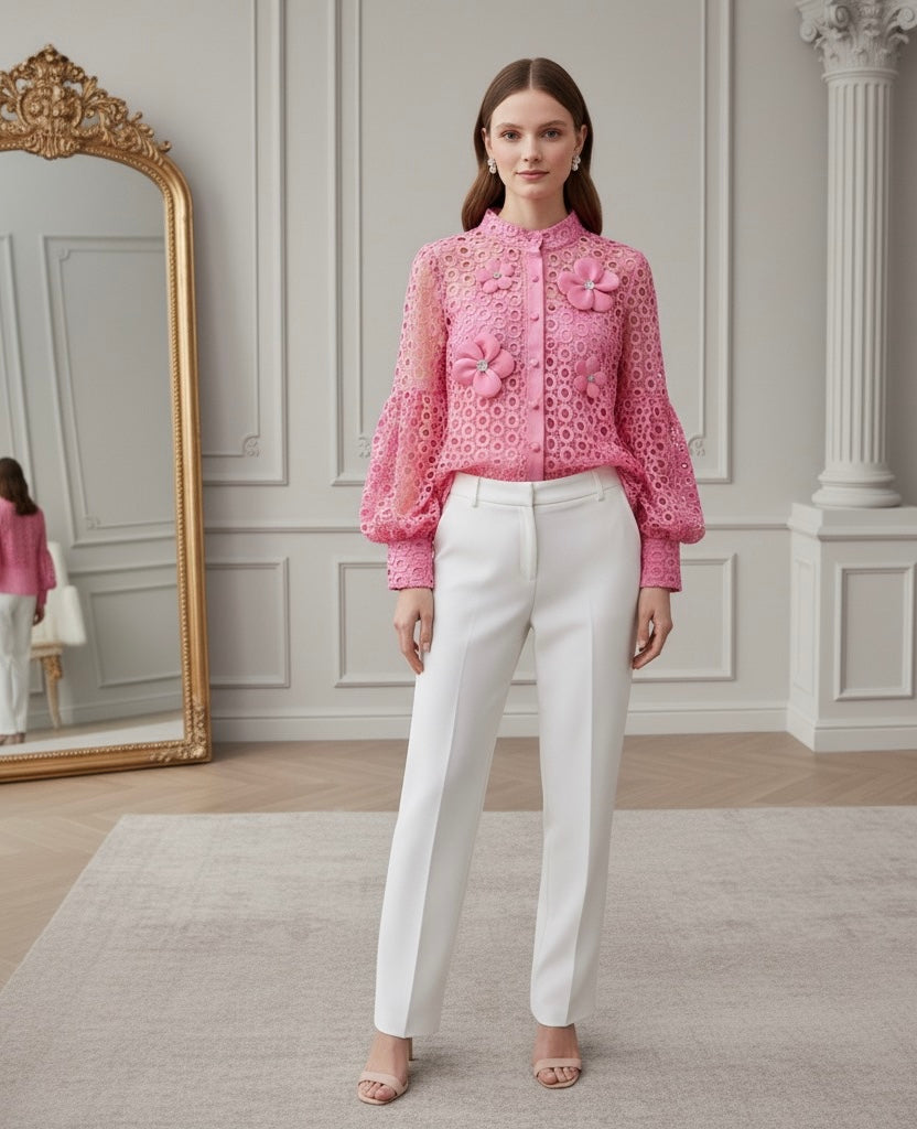 Camisa French Chic – Elegância e Sofisticação