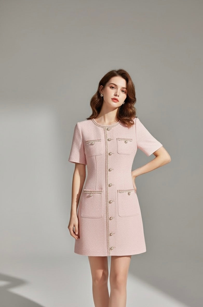 Vestido Luxo TWEED - Novidade