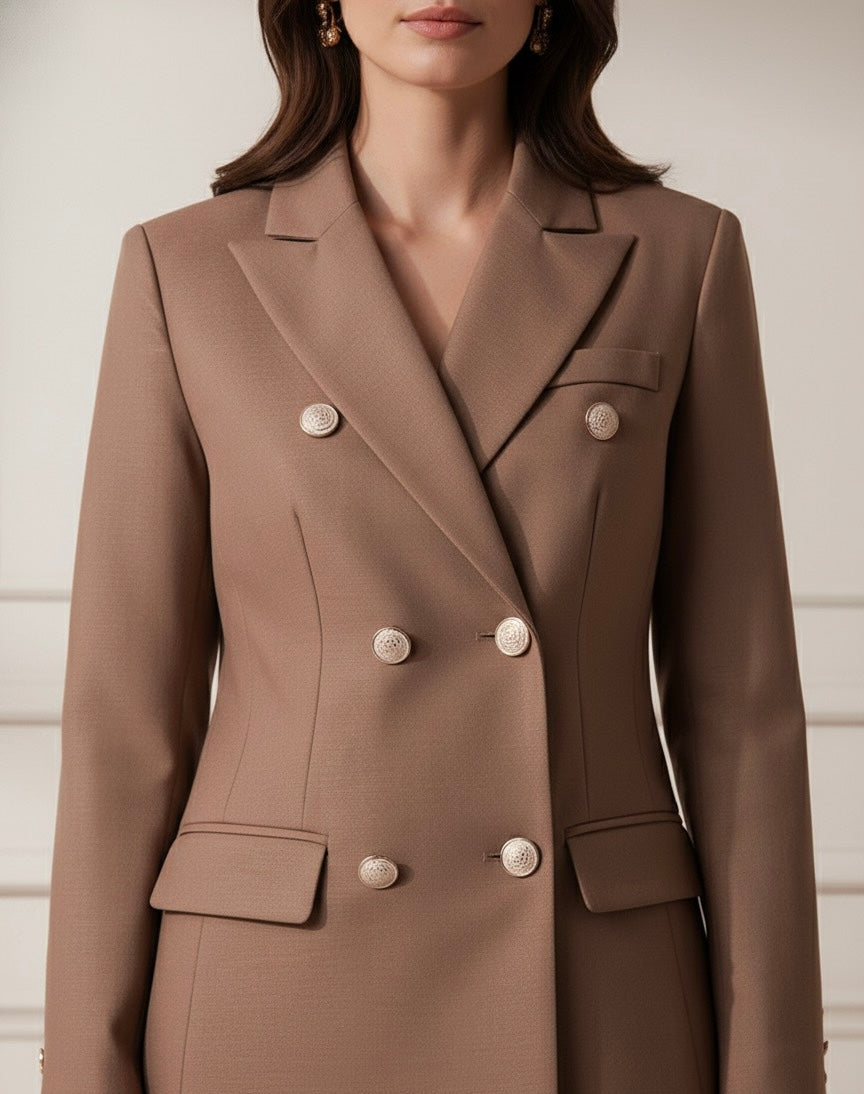 Conjunto elegante Blazer e calça alfaiataria