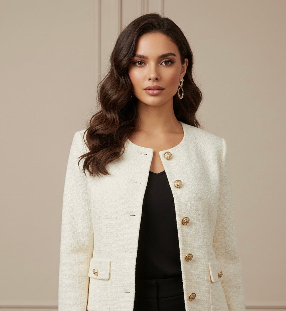 Blazer Casaqueto Tweed - Novidade Sea Dress