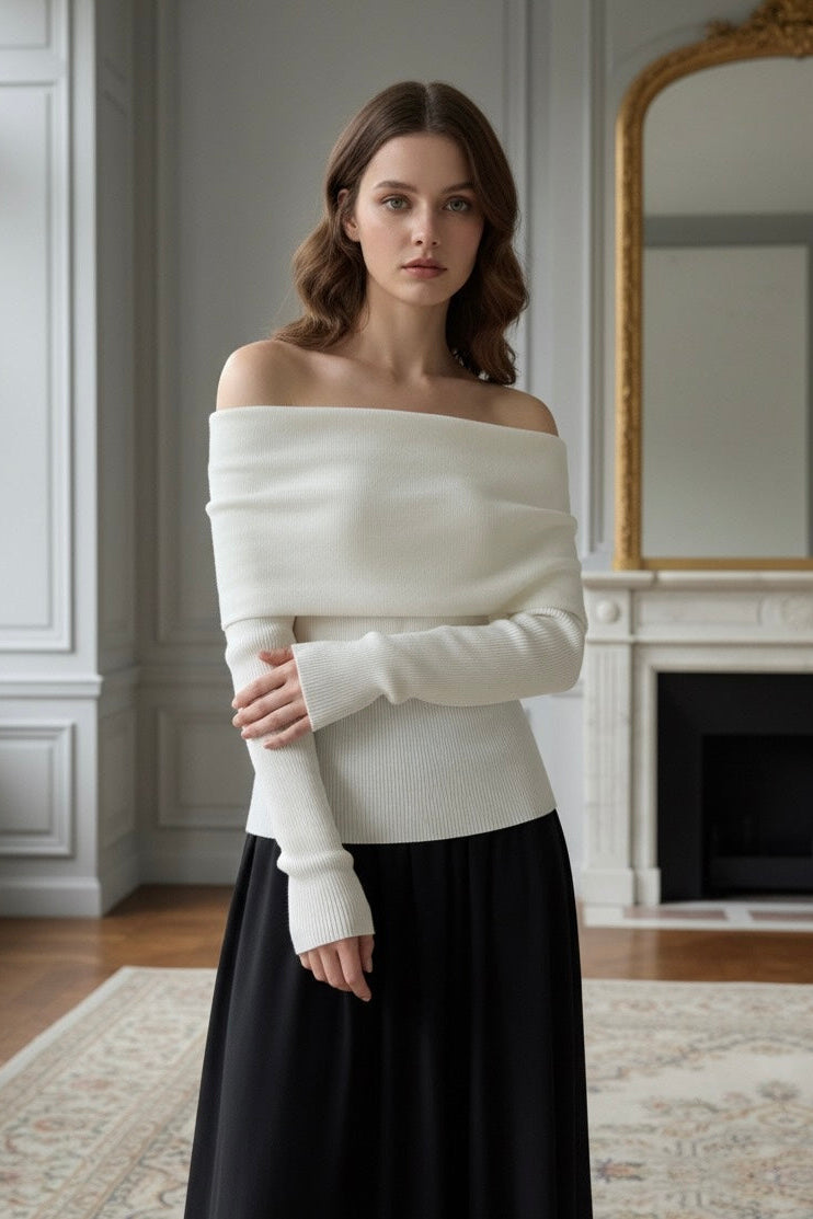 Blusa Ombro a Ombro Modal - Coleção Classic