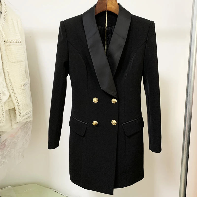 Vestido Blazer Alfaiataria Luxo
