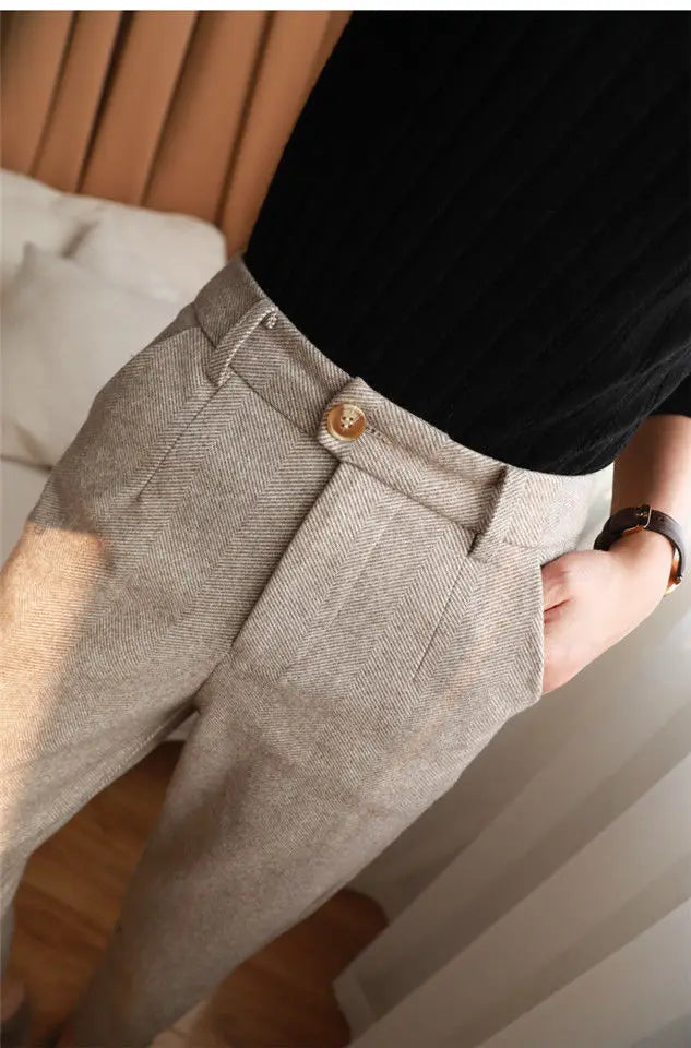 Calça alfaiataria Lã - inverno