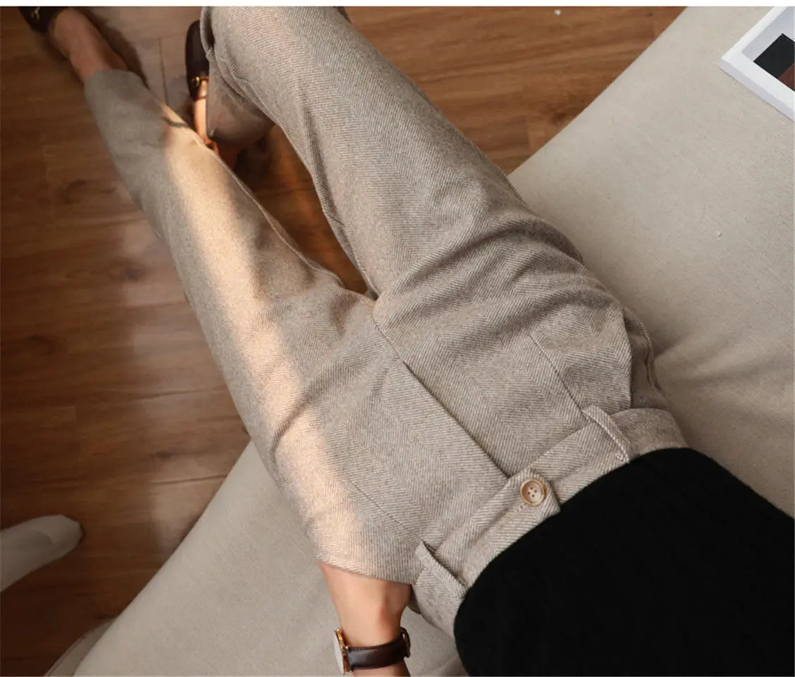 Calça alfaiataria Lã - inverno