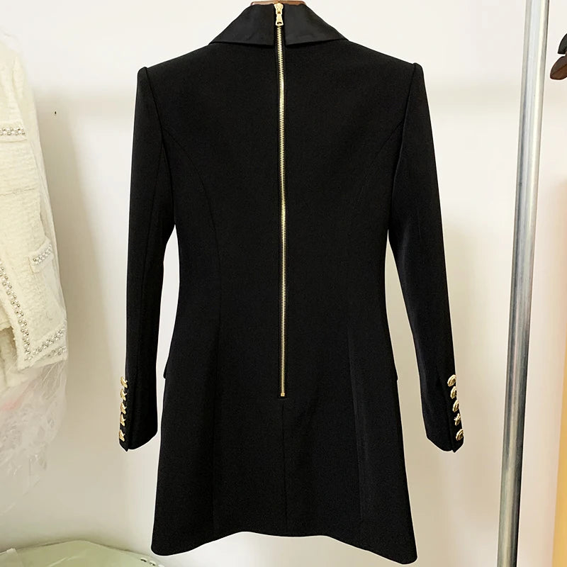 Vestido Blazer Alfaiataria Luxo