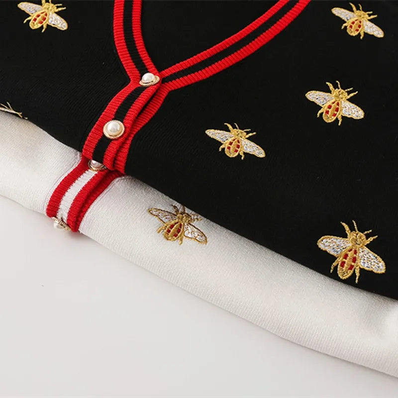 Cardigan Tricô Modal bordado