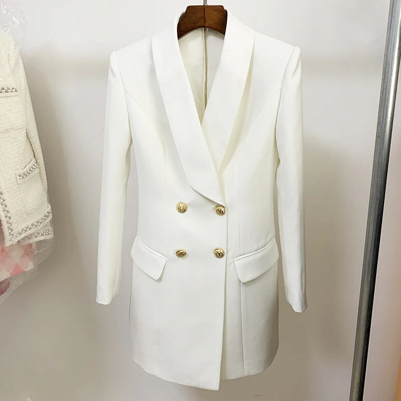 Vestido Blazer Alfaiataria Luxo