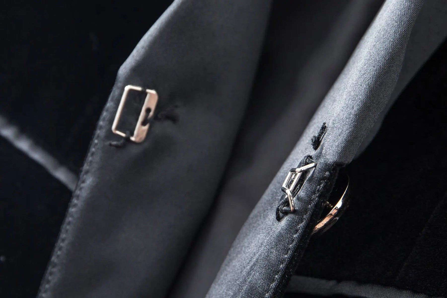 Blazer Veludo Com lapela em Cetim - Luxo
