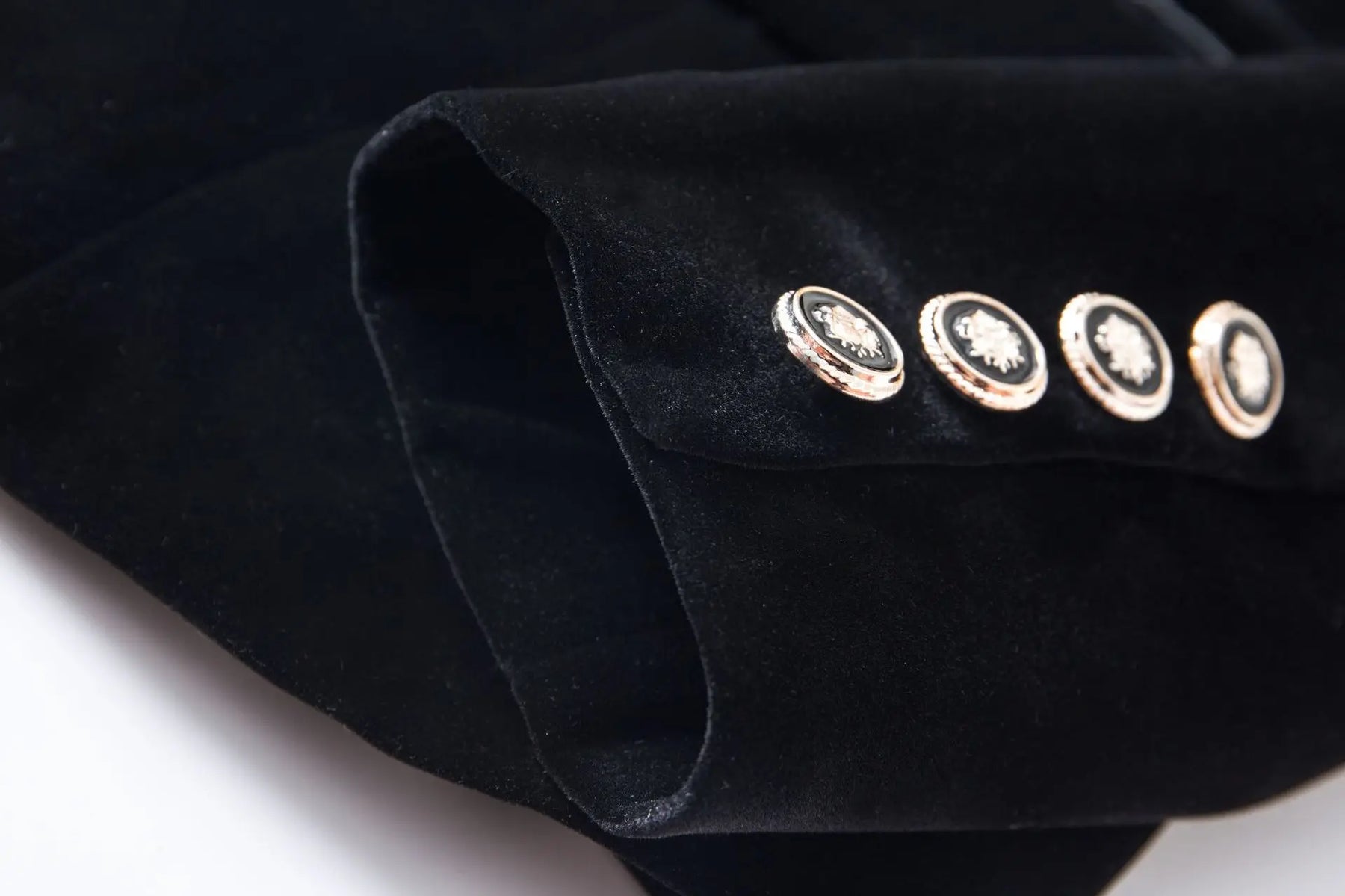 Blazer Veludo Com lapela em Cetim - Luxo