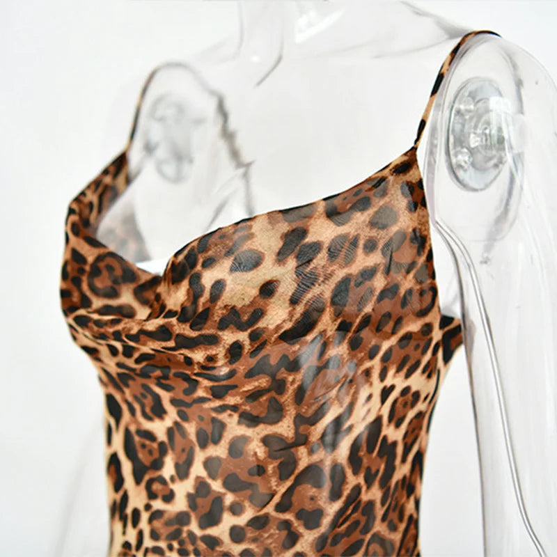 Vestido animal print -  sexy elegante