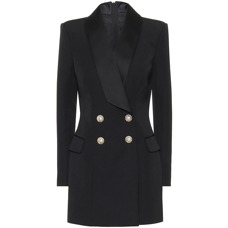 Vestido Blazer Alfaiataria Luxo