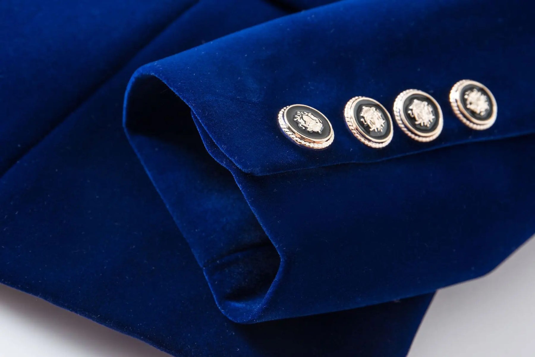 Blazer Veludo Com lapela em Cetim - Luxo