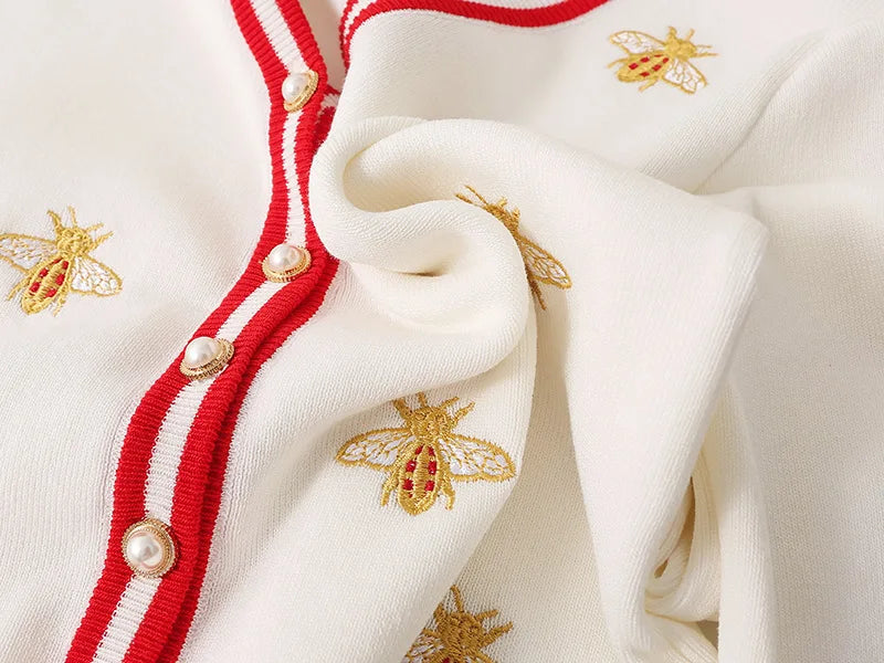 Cardigan Tricô Modal bordado