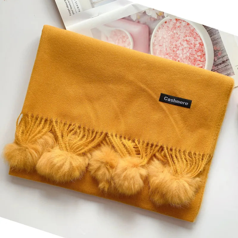 Cachecol grande em cashmere - Novidade