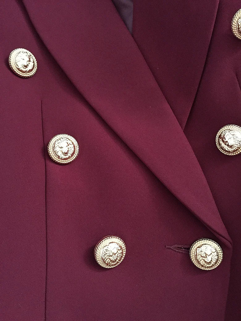 Blazer Alfaiataria Luxo com botões Timbrados