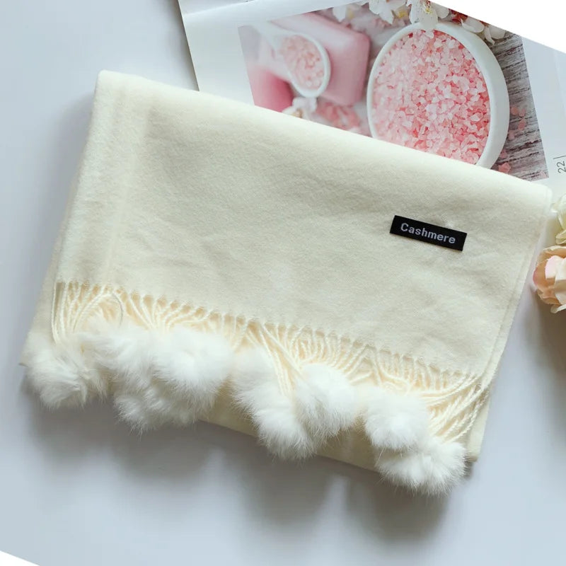 Cachecol grande em cashmere - Novidade