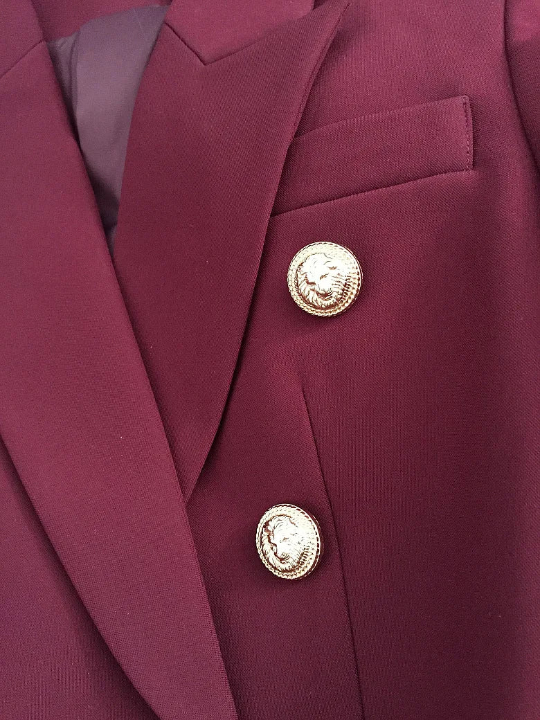 Blazer Alfaiataria Luxo com botões Timbrados