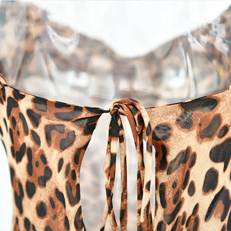 Vestido animal print -  sexy elegante