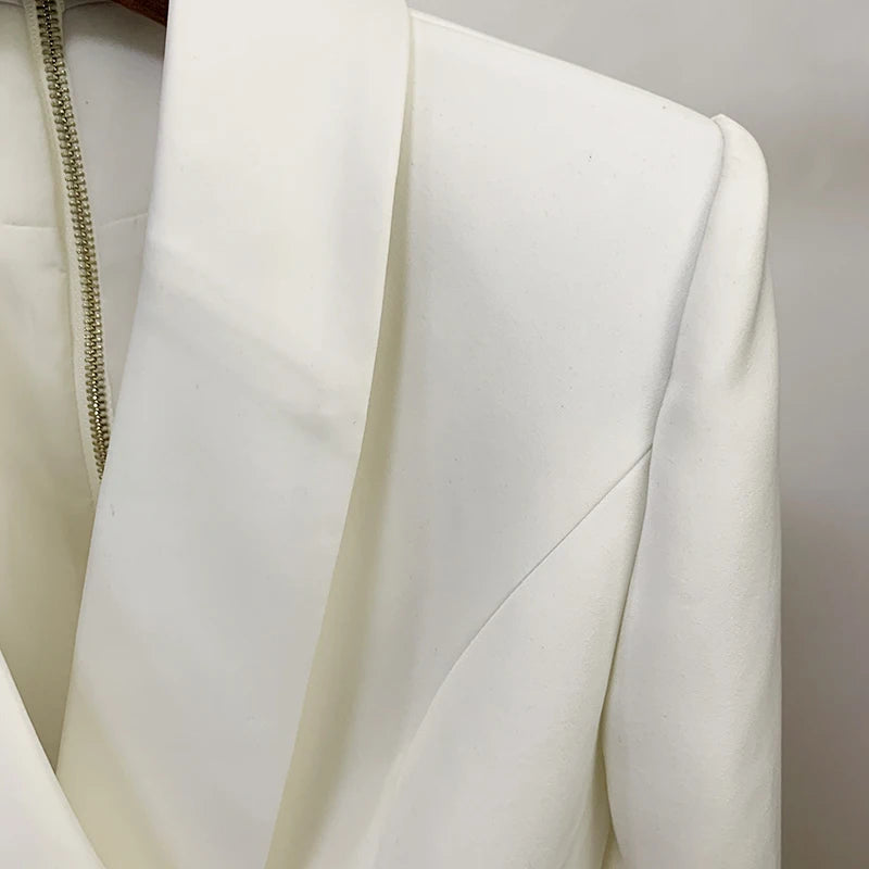 Vestido Blazer Alfaiataria Luxo