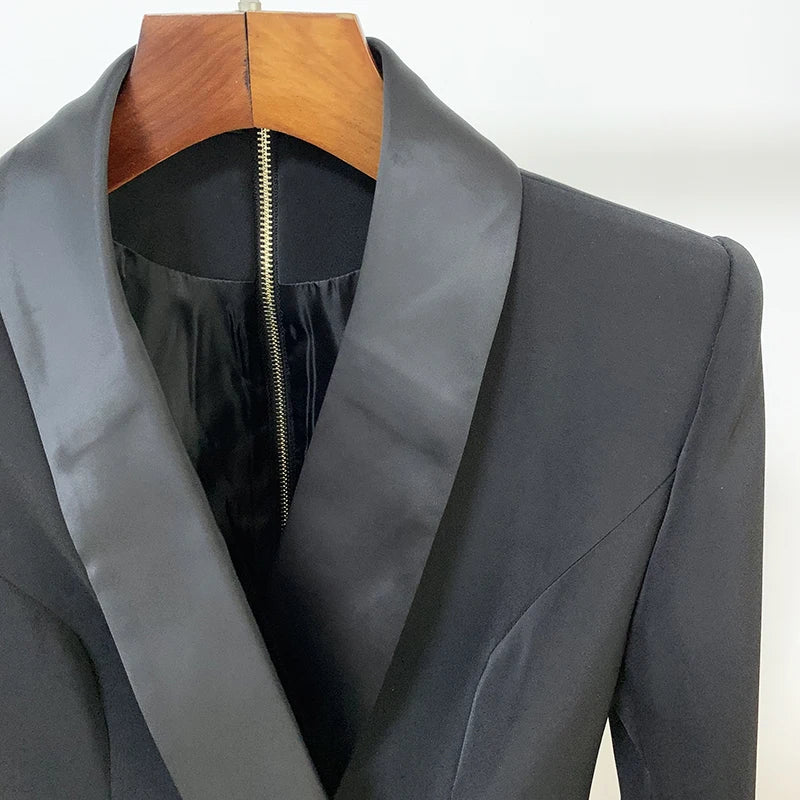 Vestido Blazer Alfaiataria Luxo