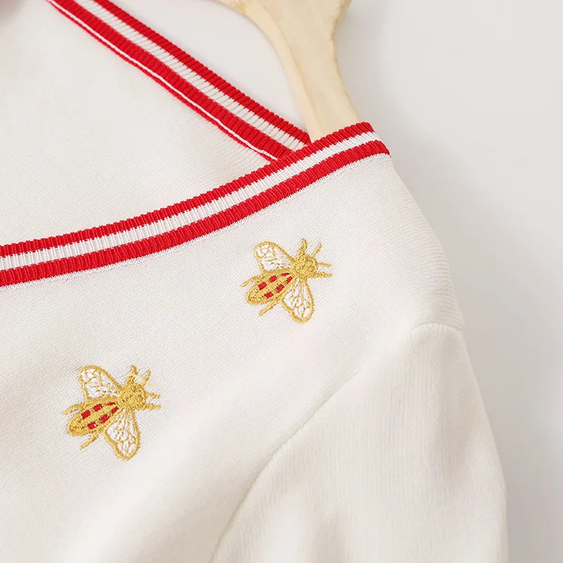 Cardigan Tricô Modal bordado