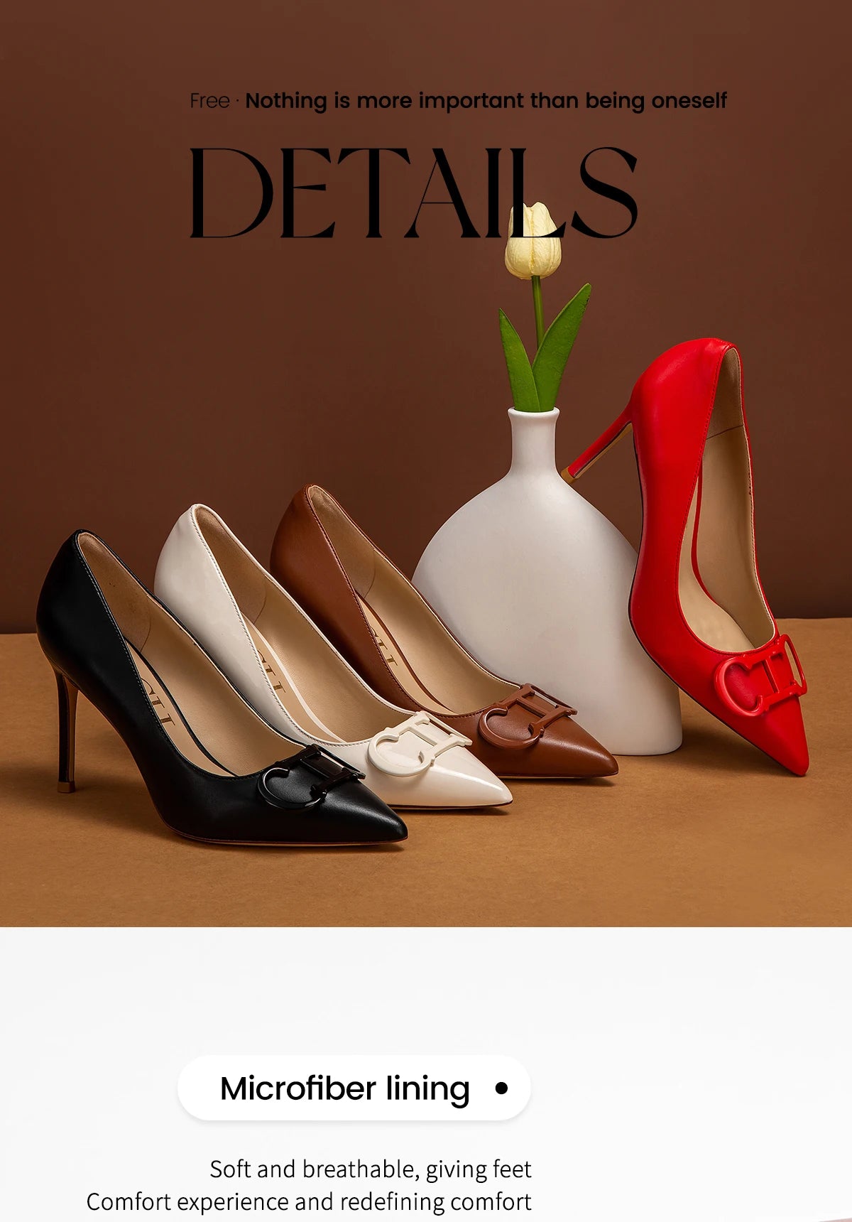 Scarpin CHCH Feminino com Salto Alto e Fivela Metálica – Elegância para Festas e Eventos