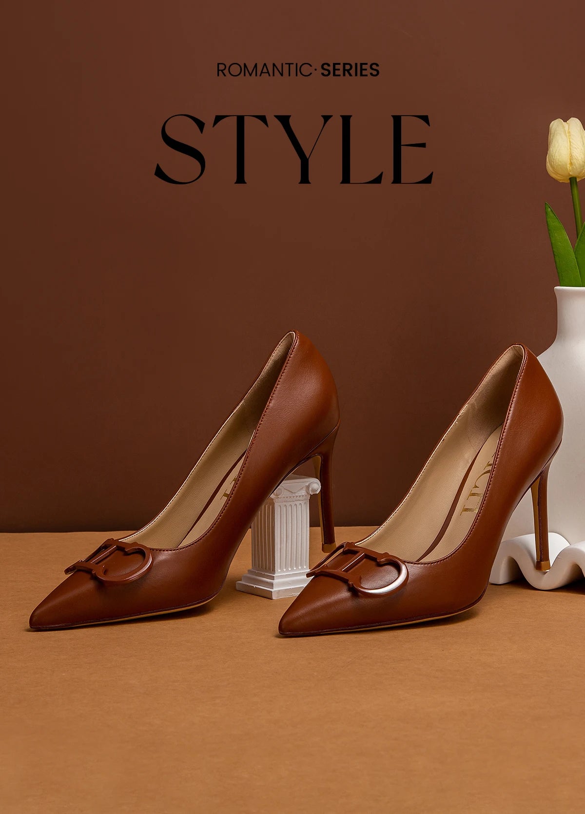 Scarpin CHCH Feminino com Salto Alto e Fivela Metálica – Elegância para Festas e Eventos