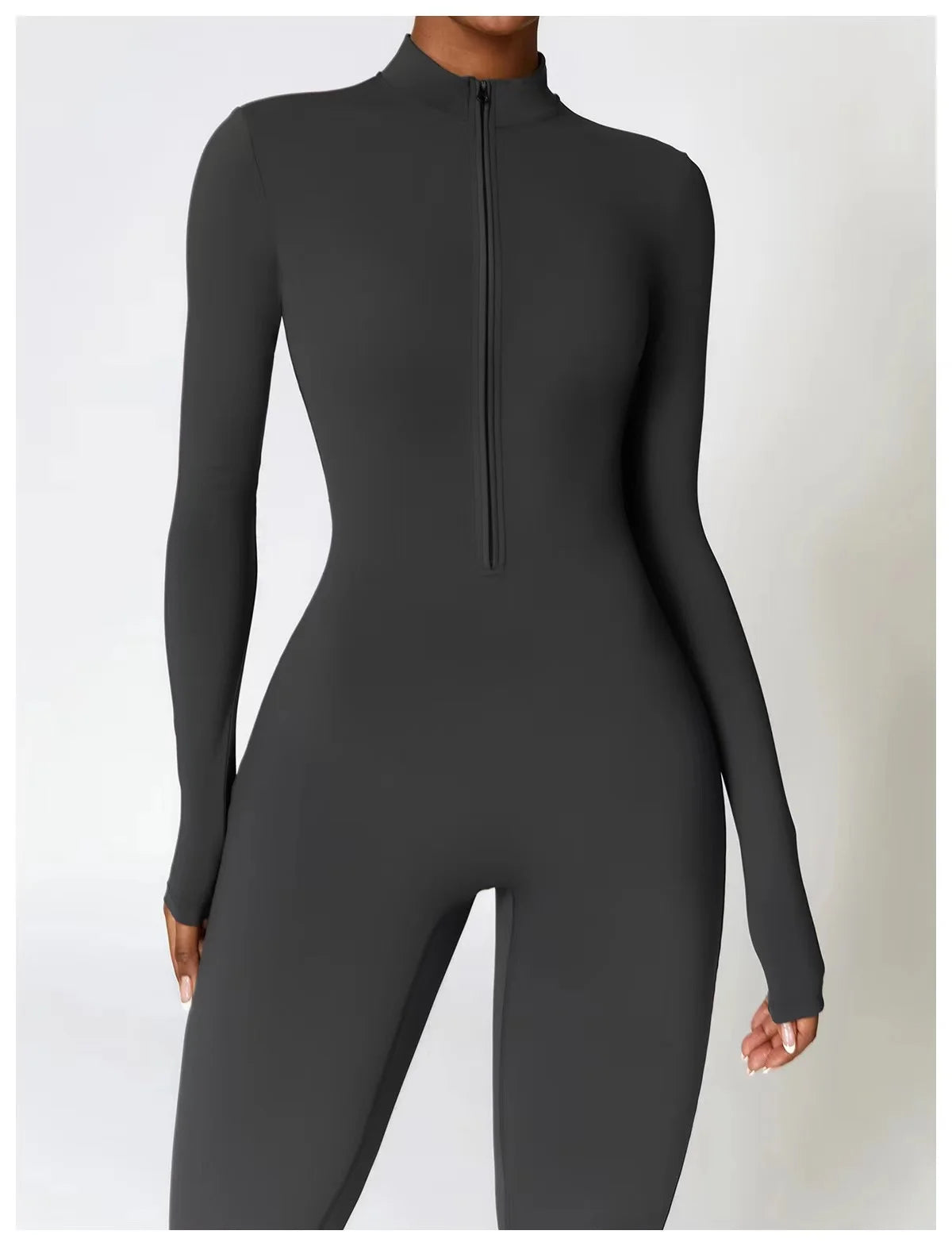 Macacão sem costura outerwear alta elasticidade