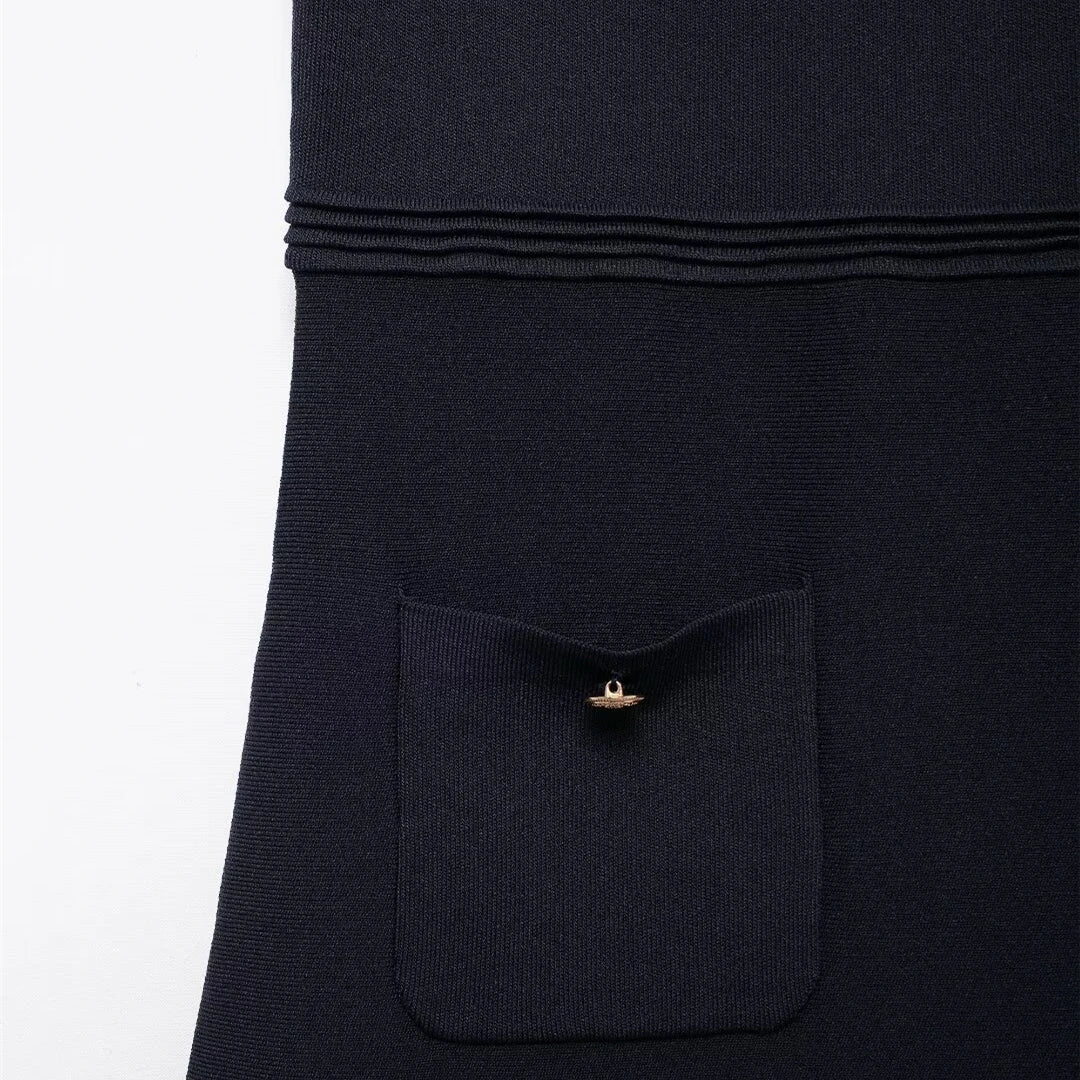 Mini Vestido Vintage com Plissado Elegante – Perfeito para Noite e Verão