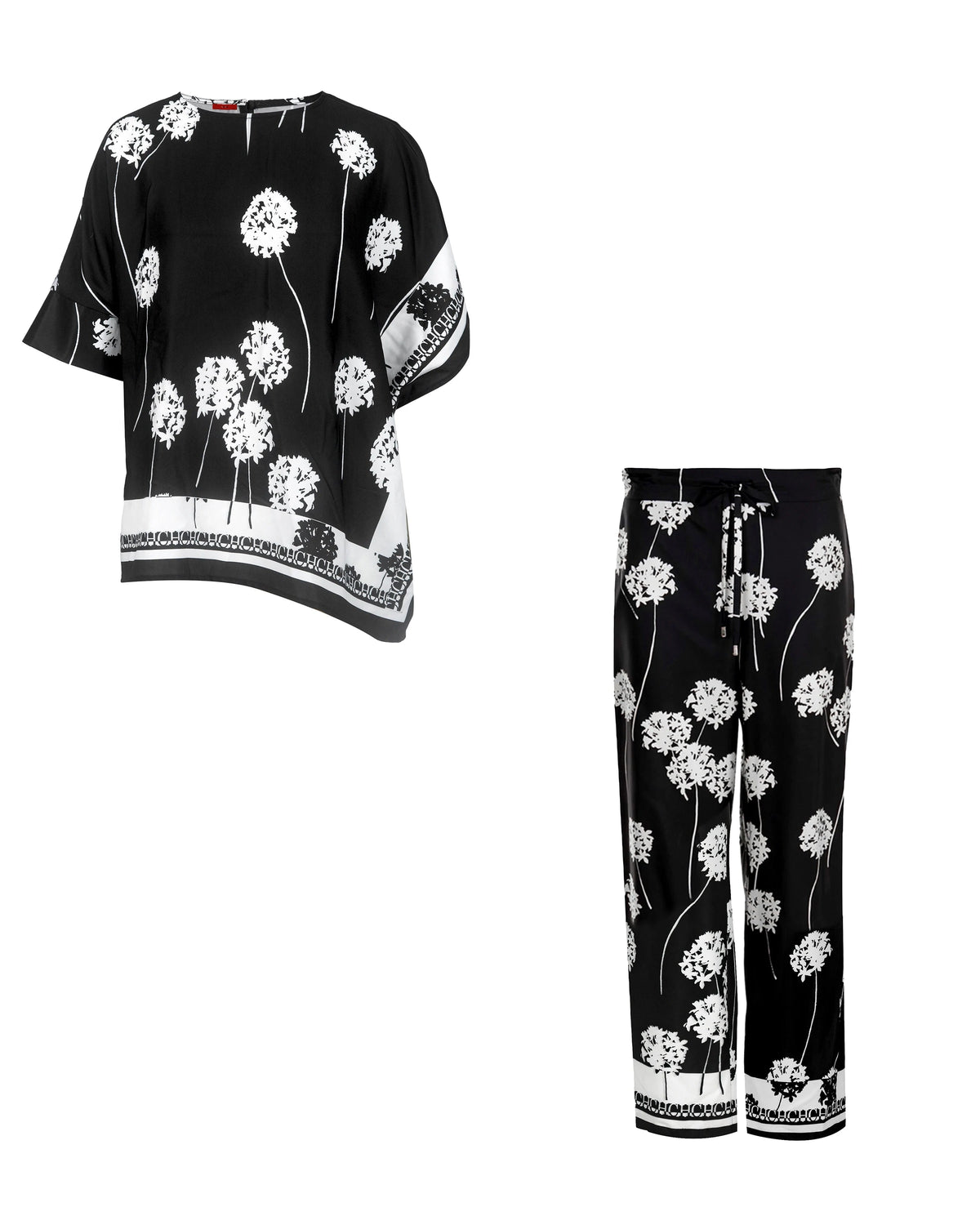 Conjunto CHCH – Elegância Vintage em Duas Peças Leves e Sofisticadas