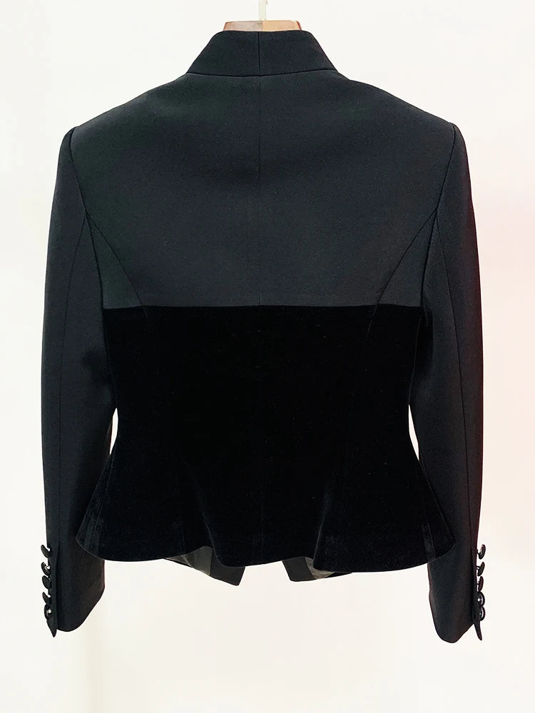 Blazer Veludo - Duas Texturas