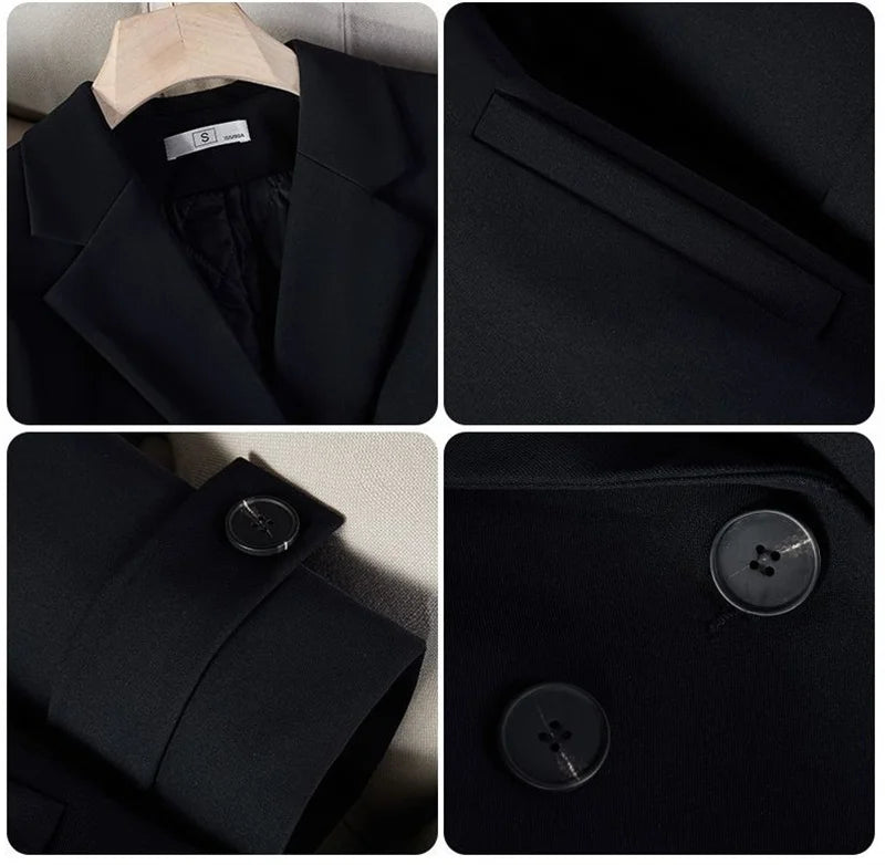 Sobretudo Botão Duplo Com bolsos