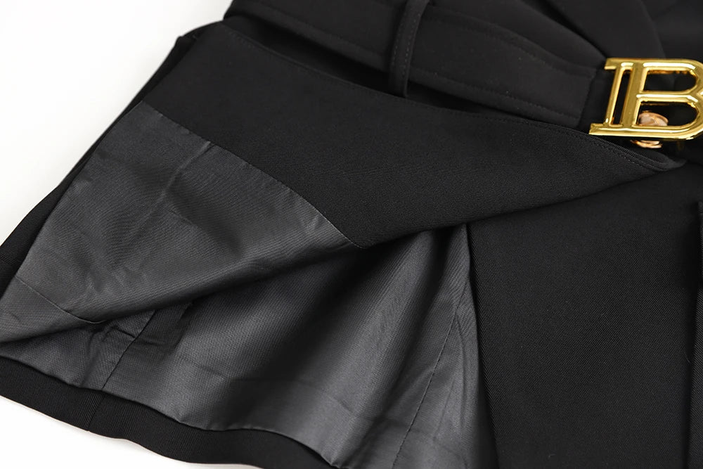 Blazer Com Cinto B - Alfaiataria Luxo