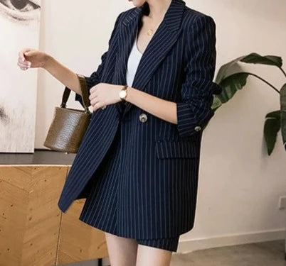 Conjunto Bermuda Risca Giz -  Alfaiataria