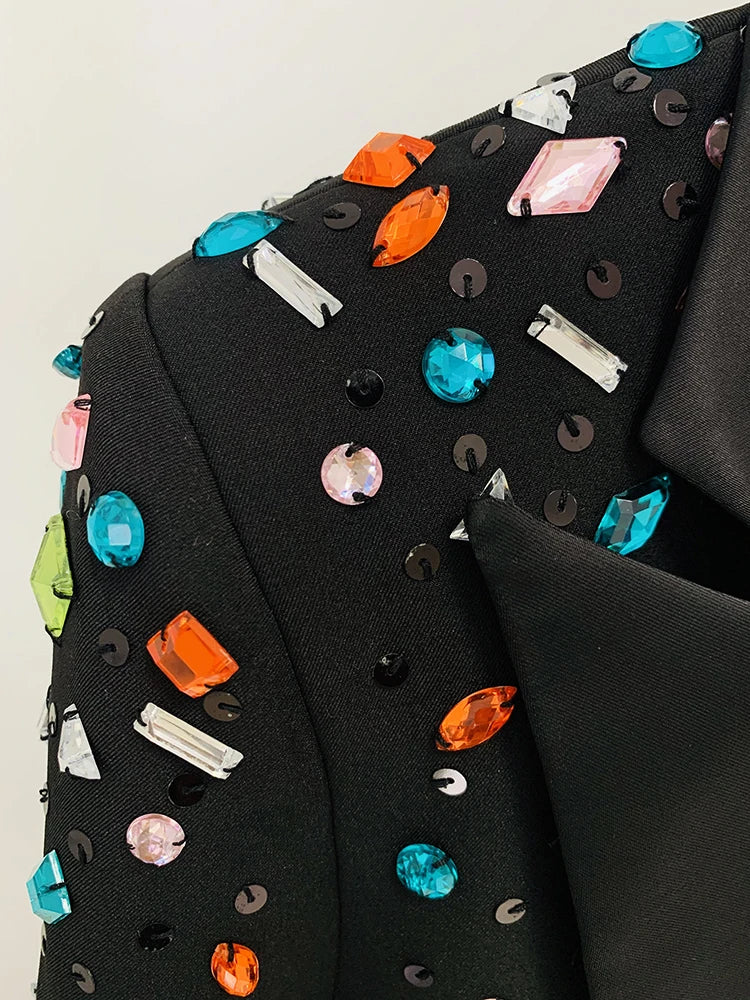 Blazer Bordado com cristais - Alta Costura