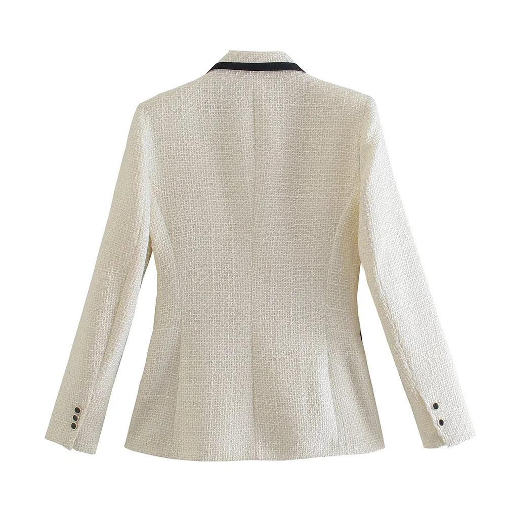 Blazer Tweed alfaiataria - luxo