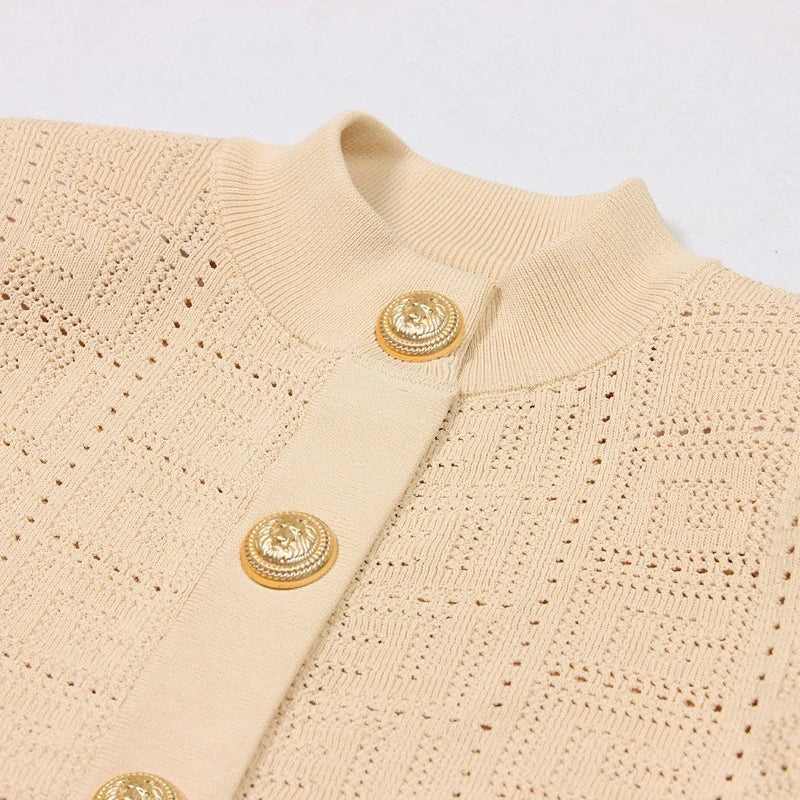 Cardigan Alta costura Com detalhes