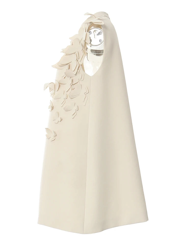 Vestido Alfaiataria com detalhe em flores