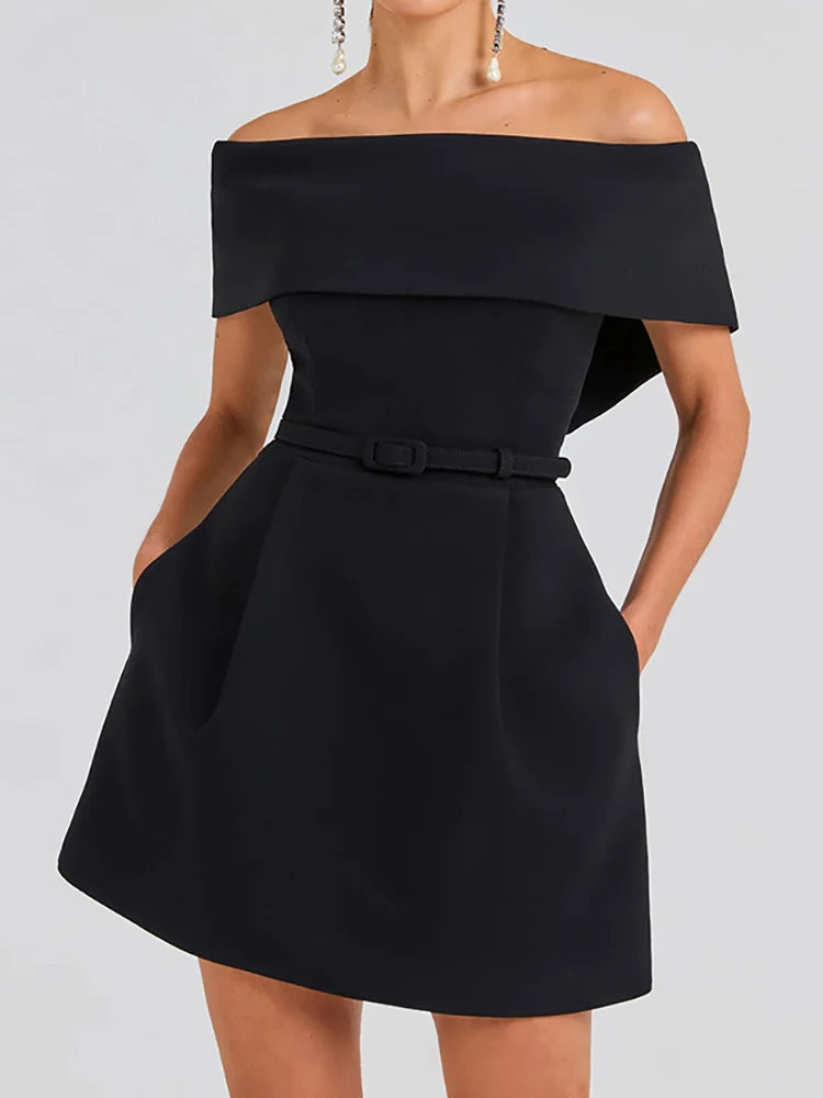 Vestido Ombro a Ombro – Elegância e Charme Atemporal