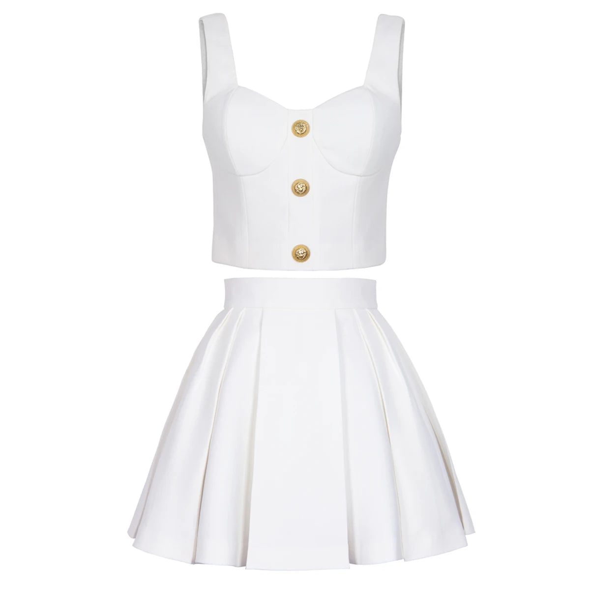 Conjunto Saia E top Alfaiataria Alta Costura
