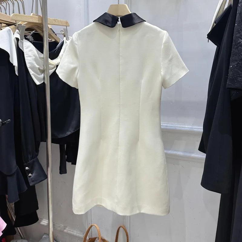 Vestido Bordando Mão Alfaiataria Luxo
