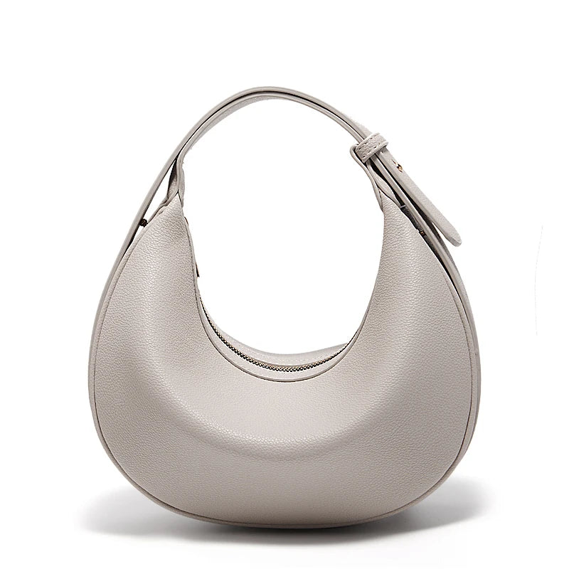 Bolsa – Modelo Meia-Lua, Estilo Crossbody, Elegante