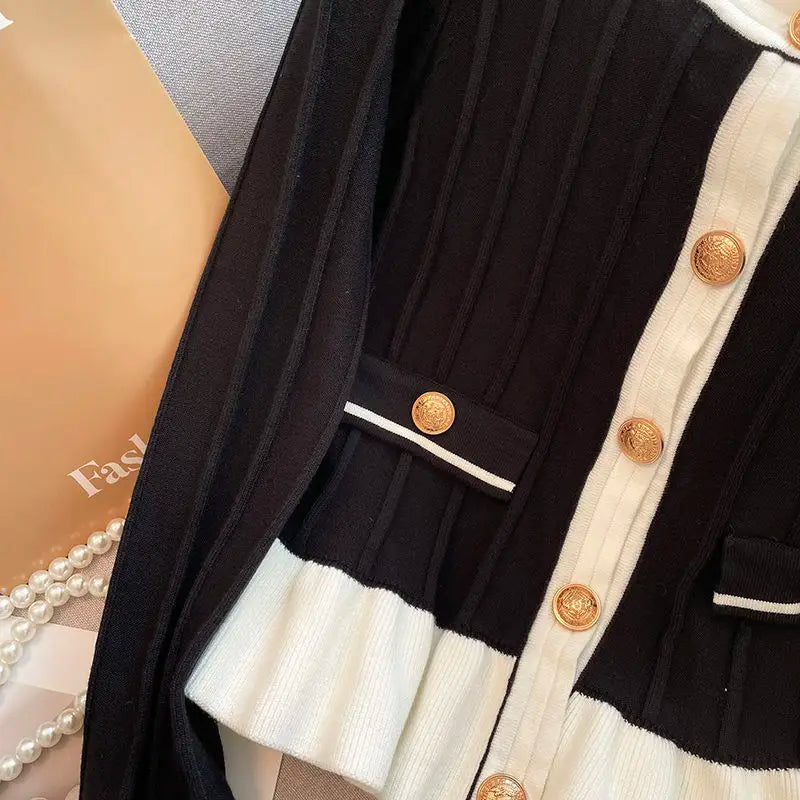 Cardigan Tricô Com Babado - Classic
