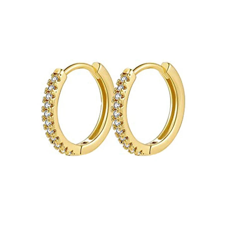 Brincos de Argola – Aço Inoxidável Banhado a Ouro