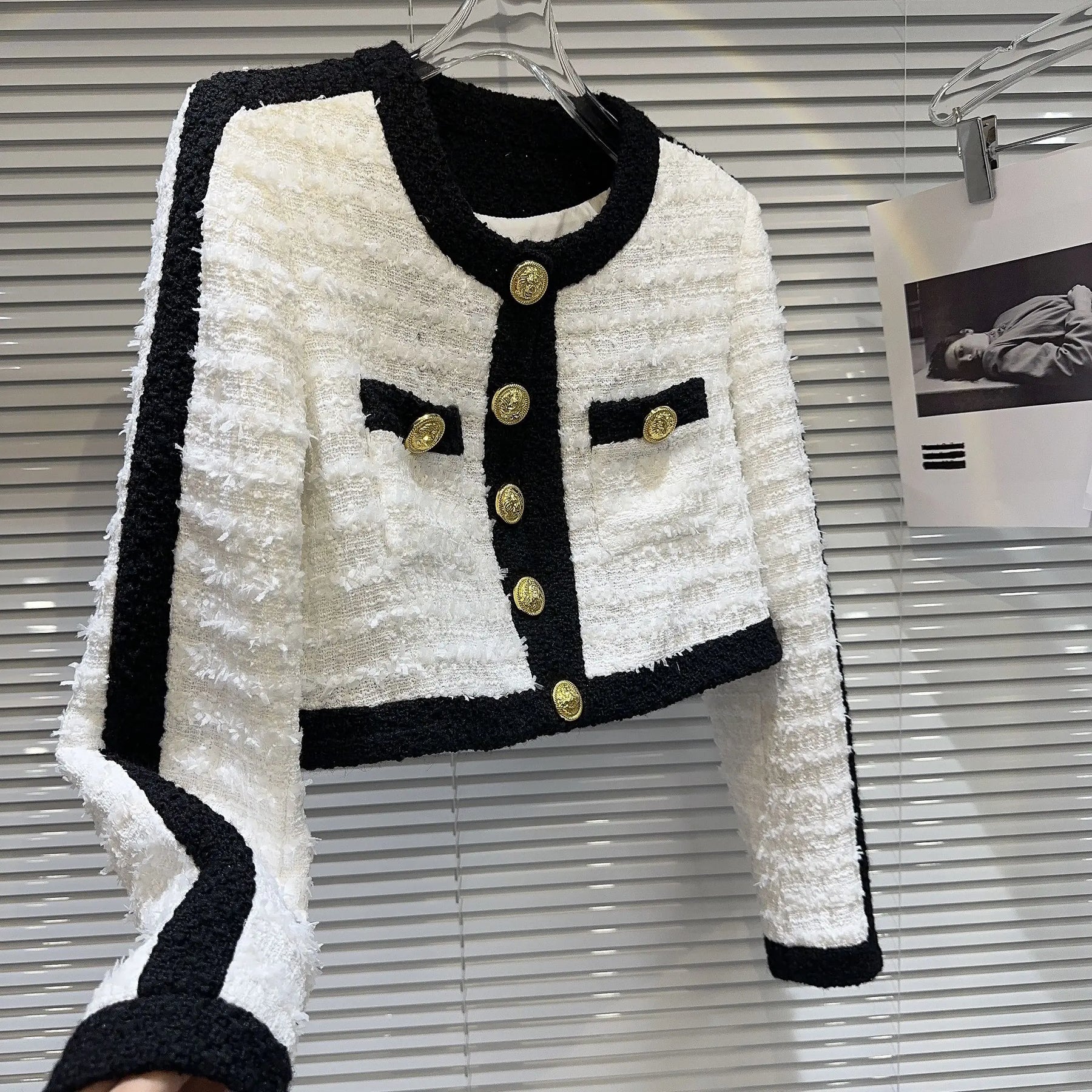 Conjunto Tweed Inverno Alta Costura