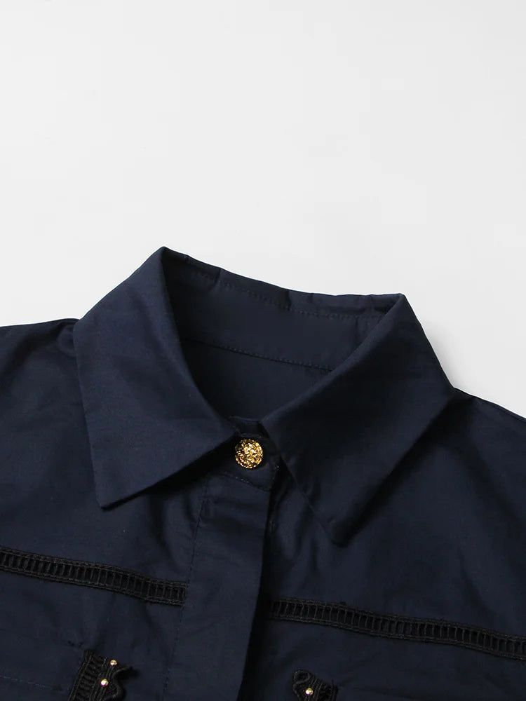 Conjunto Slim de Duas Peças - Detalhes bordados na Renda