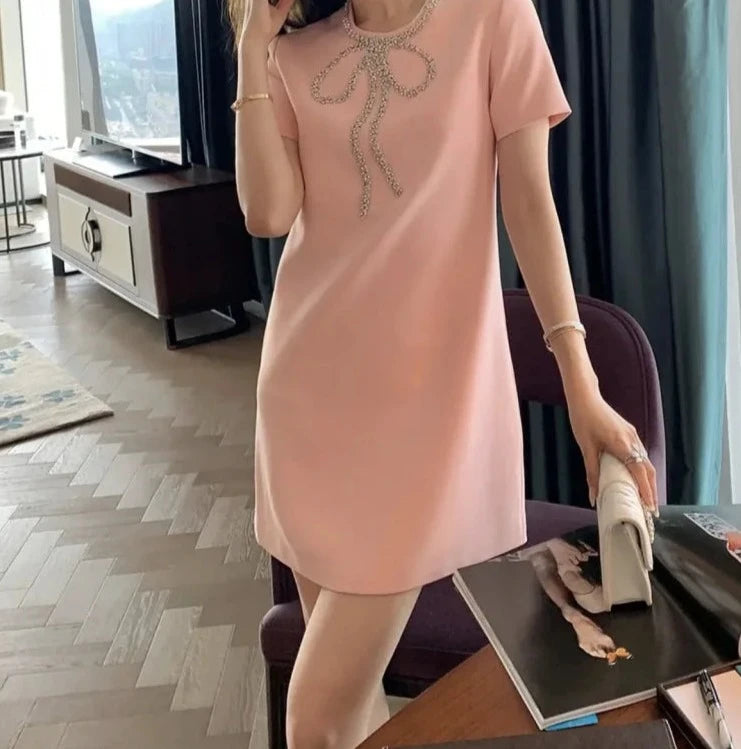 Vestido Bordado Cristal - elegante