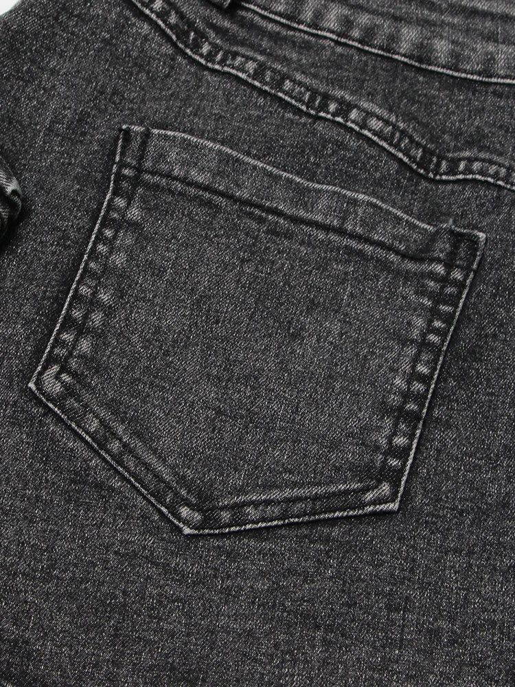 Conjunto Jeans top e saia cargo  - Novidade