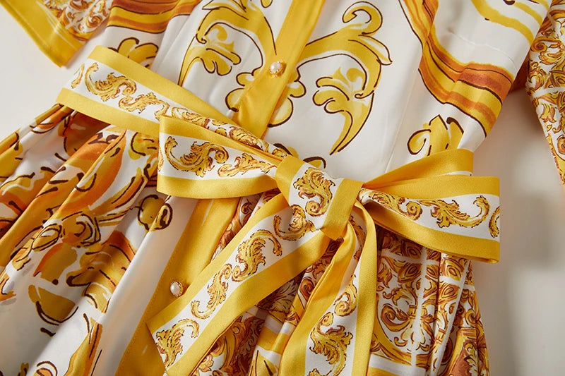 Vestido Estampa DG - Novidade
